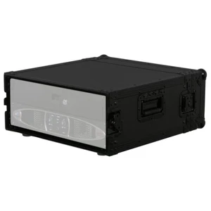 Odyssey FZAR04BL Black 4U Professional Travel Protective Amp Rack Case - Picture 1 of 2