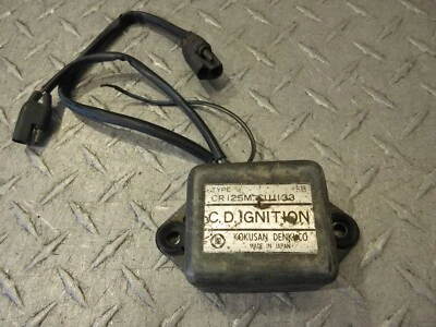 80 1980 Honda CR125 CR125M CDI módulo de controle de ignição fabricante de equipamento original Cu1133 - Imagem 1 de 4