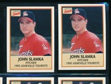 Lot (2) 1995 #28 John Slamka Asheville Tourists Rockies (BJ73) SWSW6