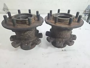 DANA 60 KINGPIN DRW FRONT HUBS CHEVY GMC GM 1977-1989 K30 4X4 DUALLY 4WD ONE TON - Picture 1 of 10