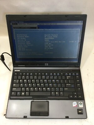 HP COMPAQ 6910P - BOOTS TO BIOS - INTEL CORE 2 DUO - 4GB RAM - READ DESCRIP - BB - Image 1 of 4