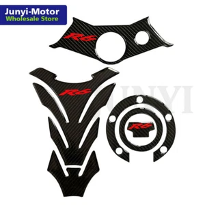 Oil Tank Pad Gas Cap Triple Clamp Sticker For Yamaha YZF 600 R6 2003 2004 2005 - Picture 1 of 5