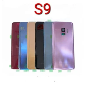 For Samsung S9 Back Glass Replacement battery door panel housing w/ Camera lens - Picture 1 of 2