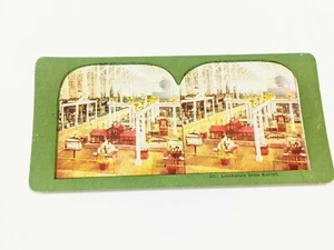 Louisiana State Exponat 1890er Stereoview Farbkarte - Bild 1 von 3