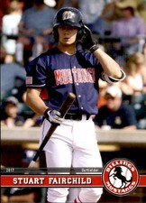 2017 Billings Mustangs Grandstand 11 Stuart Fairchild Seattle Washington WA Card