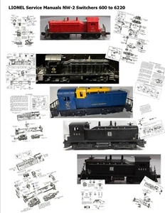 Lionel Diesel 600-6220 Reparatur & Info 15 Seiten (Beste Qualität Repro!) - Bild 1 von 3