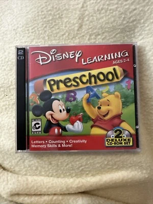 Disney Learning Ages 2-4 Preschool Deluxe 2 Disc CD-ROM Box Set - Image 1 of 4