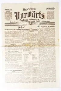 Forward Berliner Volksplatt Social Democratic Party 1919 No 527 SPD - Picture 1 of 2