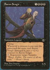 Baron Sengir Homelands PLD Black Rare MAGIC GATHERING CARD (ID# 213978) ABUGames