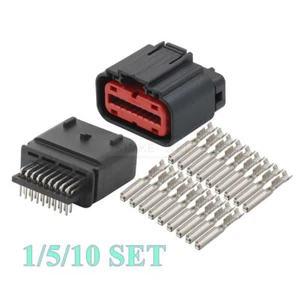 18Pin ECU Air Flowmeter ACC Cruise Connector Plug Socket Kit for Ford Land Rover - Picture 1 of 7