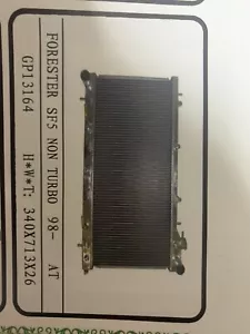 GOLPHER SUBARU FORESTER SF5 NON-TURBO AT/MT ALUMINUM RADIATOR - Picture 1 of 1