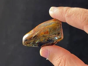 PIETERSITE Trommelstein, Tigerauge, Einweihungsgeschenk, rustikale Wohnkultur 45727 - Bild 1 von 4