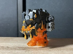 LEGO Power Miners Eruptorr Minifigure Rock Monster Trans Orange w/ Firax 8191-1 - Picture 1 of 2