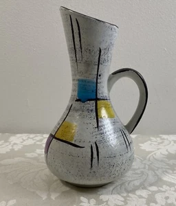 1950er MCM BAY KERAMIK WEST GERMANY KERAMIK KRUG VASE KRUG 7"T - Bild 1 von 10