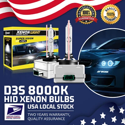 OEM 8000K D3S HID Xenon Headlight Bulbs For Audi Q3/5/7 & RS5/6 & S3/4/5/7 & SQ5 - Imagem 1 de 4