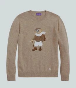 Ralph Lauren Purple Label Men's Polo Bear Cashmere Sweater $1695 - S - Picture 1 of 2