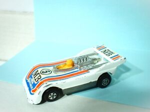 Matchbox Nr. 56 (1) Hi - Tailer Rennwagen 1974 Superfast Weiß Lesney "MB 5 "