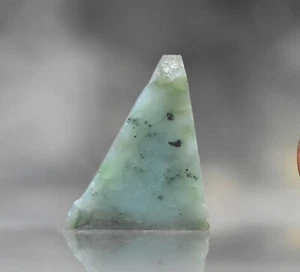 Nephrite Jade Rough Slab Natural Gel for Cutting , Cabbing ,Polishing Black Lake - Picture 1 of 7