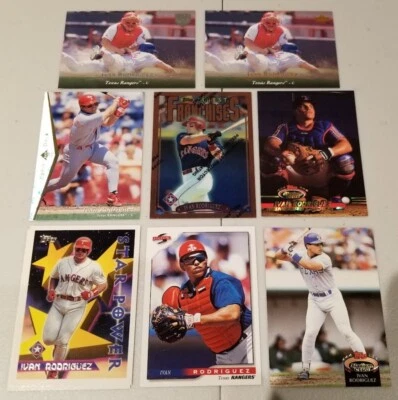 ENORME LOTE DE 300 tarjetas de béisbol equipo Texas Rangers HoF RCs estrellas insertos + ¡LEER BONIFICACIÓN! Foto 1 de 4