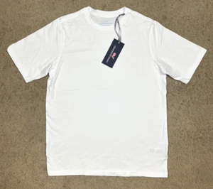 Vineyard Vines Youth Short Sleeve T-Shirt White Size Small (8-10) - NEW - Picture 1 of 4
