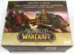 World of Warcraft Dwarf Hunter & Pandaren Monk / Rogue 6" Figures Deluxe 2-Pack - Picture 1 of 4