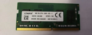 KINGSTON 4GB DDR4 2666 - 9995704-007.A00G Genuine Laptop Memory PC3-10600 1333 3 - Picture 1 of 1