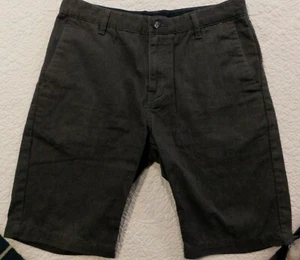 Volcom Corpo Class Mens 30 Gray Vmonty Shorts Flat Front 2-Pocket - D4015 - Picture 1 of 7