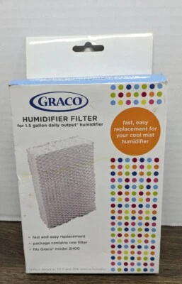 Filtro de repuesto para humidificador Graco genuino 1,5 galones se adapta al modelo 2H00 - NUEVO  Foto 1 de 4
