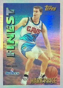 1995-96 Topps Mystery Finest Refractor Mark Price Hot Hands Cleveland Cavaliers - Bild 1 von 2