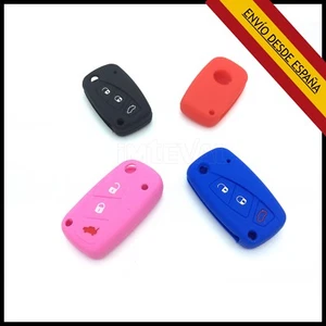 FUNDA SILICONA FIAT PANDA DUCATO PUNTO STILO 3 BOTONES MANDO DE LA LLAVE - Imagen 1 de 1