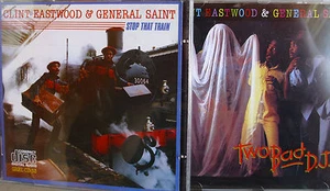 Clint Eastwood/General Saint-Stop that Train 1986/Two bad D.J.2009- 2 CDs- lesen - Foto 1 di 1