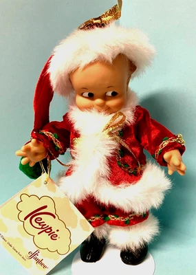 1999 - Effanbee - Muñeca Kewpie Santa Claus de 8" - #V3008 - Excelente Estado Foto 1 de 3