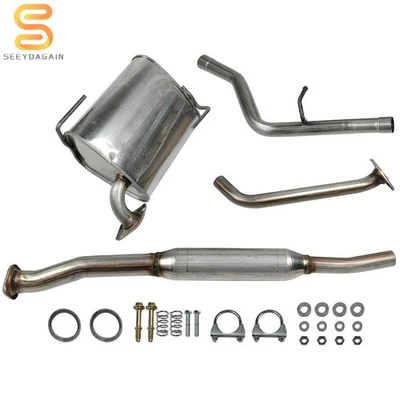 Se adapta a: Subaru Forester 2014-2018 2,5 L sistema de escape tubo resonador silenciador kits Foto 1 de 4