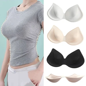 Universal Nylon Bra Pad Insert 28x14cm Black White Nude for Women's Clothing - Picture 1 of 27