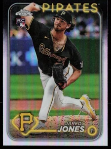 JARED JONES 2024 TOPPS CHROME UPDATE REFRACTORS RC PITTSBURGH PIRATES #USC143 - Picture 1 of 2