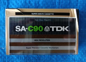 1979 TDK SA-C90 High Resolution Super Precision Cassette - Super Avilyn - NEU  - Bild 1 von 4