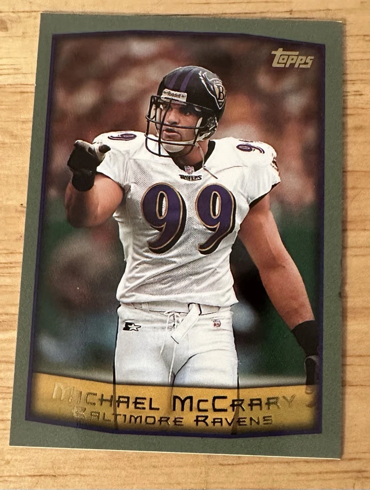 ERROR CARD-2001 TOPPS MICHAEL MCCRARY BLANK BACK FREE SHIPPING - Image 1 of 2