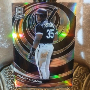 2023 Panini Chronicles Spectra #44 Frank Thomas HOLO PRIZM SILVER  - Picture 1 of 7