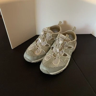 Zapatos todo terreno Bass Seneca gris y blanco para mujer talla 9 sin cordones Foto 1 de 4