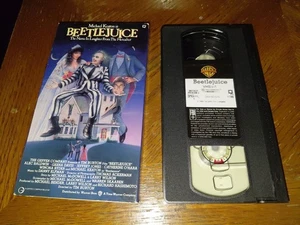 Beetlejuice (VHS, 1988) Tim Burton Fantasy Horror Comedy Tape - Picture 1 of 2