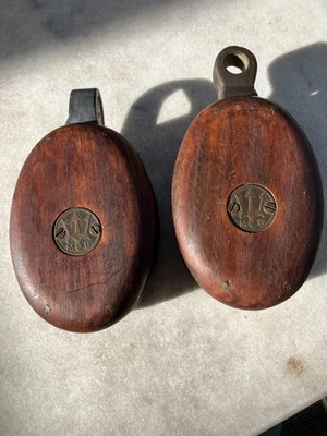 Merriman Brothers MB velero náutico/bloque marino/polea ANTIGUO Foto 1 de 4