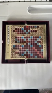Vintage Travel Scrabble Replacement Wooden Tiles - Picture 1 of 5
