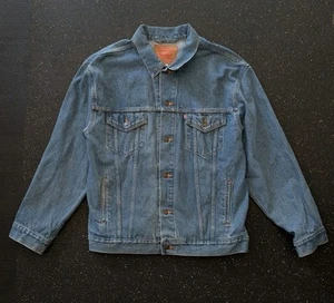 Vintage Levis Denim Trucker Jean Jacket 70508-7112 Pockets Adult XL - Bild 1 von 9