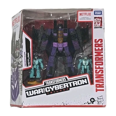 Hasbro Netflix Transformers War for Cybertron Decepticon Hotlink sellado de fábrica Foto 1 de 2