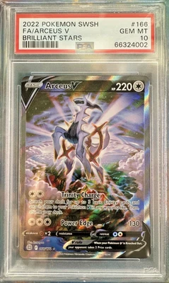 PSA 10 Arceus V #166 FA - 2022 Pokemon SWSH Brilliant Stars 166/172 - Image 1 of 2
