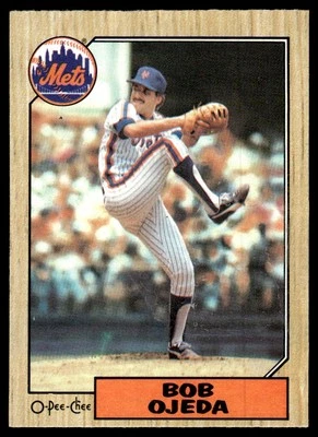 1987 O-Pee-Chee Bob Ojeda New York Mets #83 - Image 1 of 2
