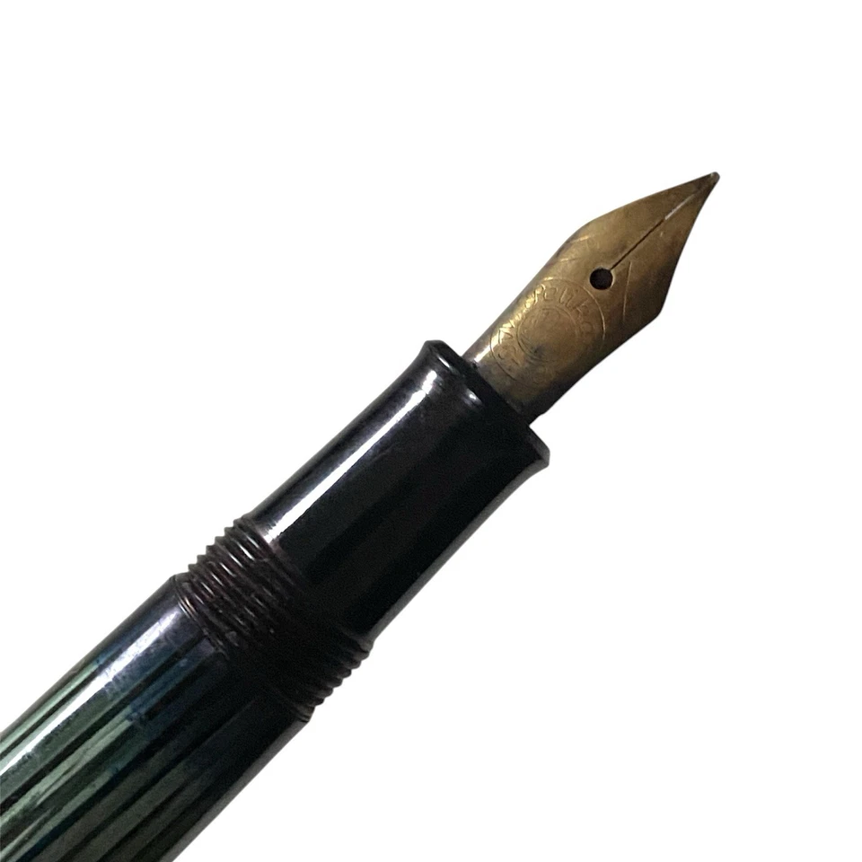 ВИНТАЖНЫЙ PELIKAN 140 ПЕРЬЕВАЯ РУЧКА; 14K F NIB - Изображение 1 из 2