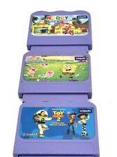 Vtech V Smile Lot 3 Game Cartridges: Toy Story2, SpongeBob Square Pants, Noddy