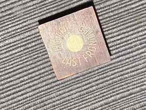 Hotel Last Frontier Casino Vintage Die 3/4" Las Vegas Nevada - Imagen 1 de 4