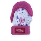 Nuby Happy Hands Silicone Teething Mitten - Chewy Toy Teether Mitt - BPA Free